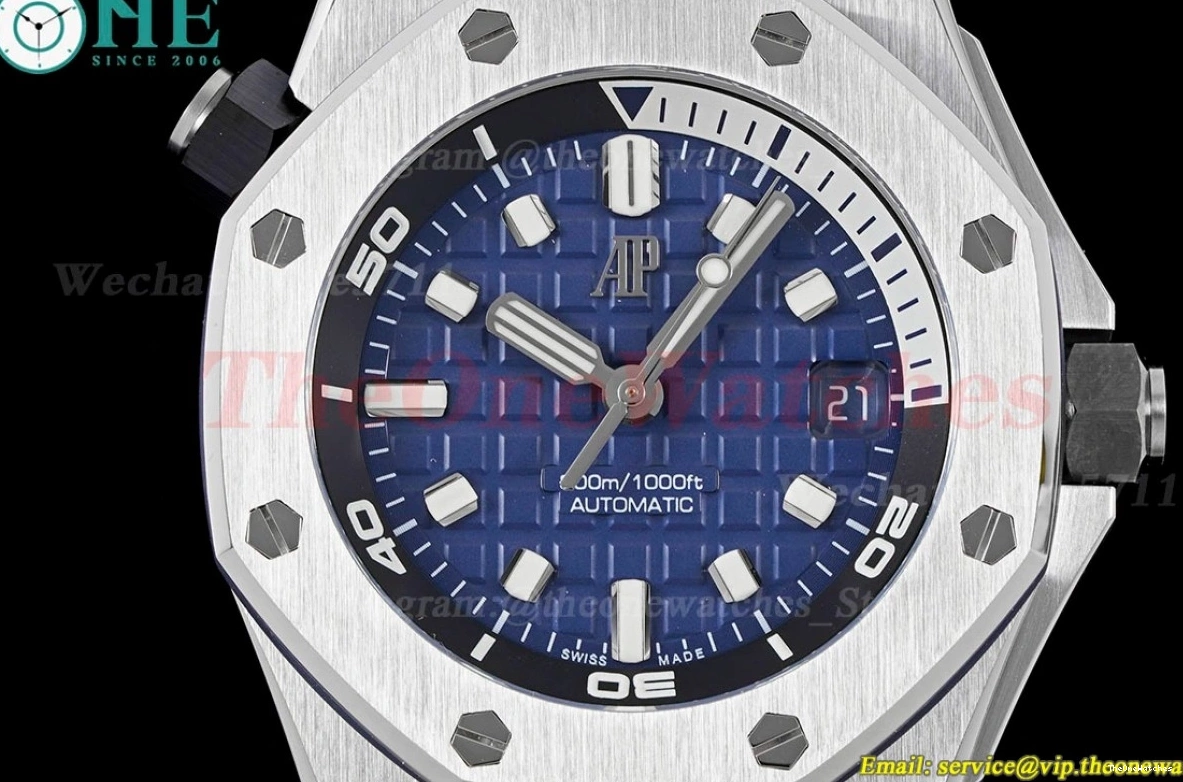 Offshore Stk 15720 APS SS RU Royal Diver Clone Super A4308 Oak Blue 42mm 0411